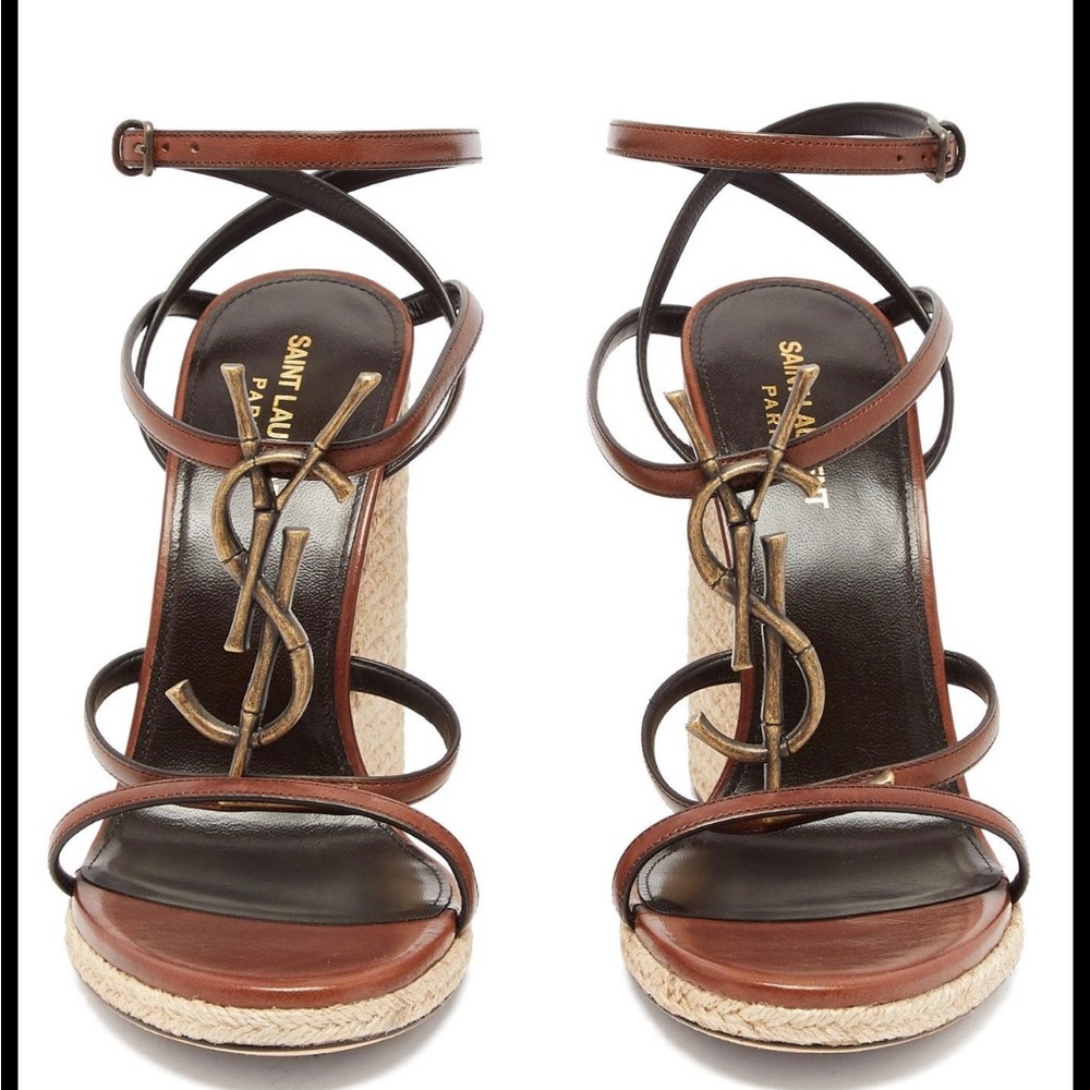 Saint Laurent cassandra wedge shoes